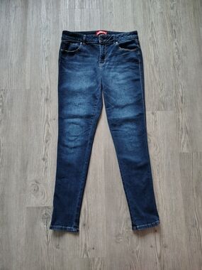 Astor Denim Women's Mid Rise Dark Wash Stretch Skinny Jeans Size 11 Y2K 2000's